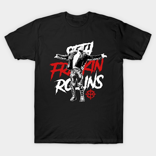 Wwe Rollins T-Shirt by sagitarius